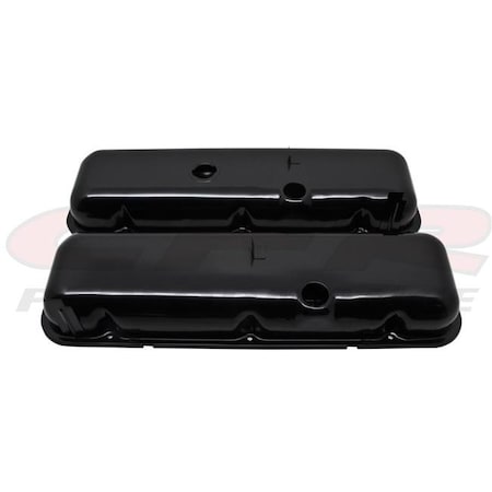 Cfr Performance CFR HZ-9503-T-PBK 1965-72 Chevy Big Block 396-427-454 Tall OEM Style Steel Valve Covers - Black HZ-9503-T-PBK